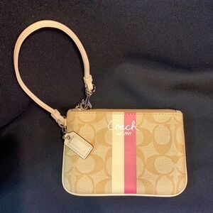 EUC- Coach Poppy Wristlet
